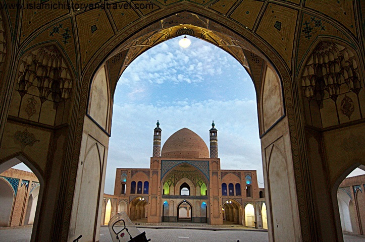 Agha Bozorg Mosque And Madrassa In KAshan Iran